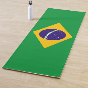 Tapis De Yoga Drapeau du Brésil