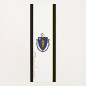 Tapis De Yoga Drapeau du Massachusetts (Devant)