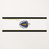 Tapis De Yoga Drapeau du Massachusetts (Devant (Horizontal))