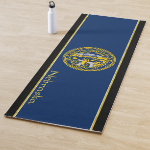 Tapis De Yoga Drapeau du Nebraska