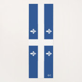Tapis De Yoga Drapeau du Québec, Canada (Dos)