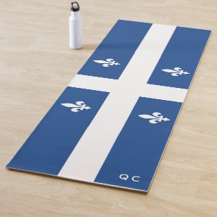 Tapis De Yoga Drapeau du Québec, Canada