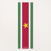 Tapis De Yoga Drapeau du Suriname (Devant)