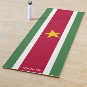 Tapis De Yoga Drapeau du Suriname