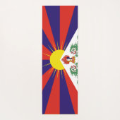 Tapis De Yoga Drapeau du Tibet libre (Dos)