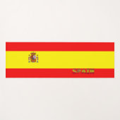 Tapis De Yoga Drapeau espagnol (Devant (Horizontal))