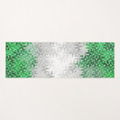 Tapis De Yoga Drapeau Grayromantic Fierté Trippy Abstrait (Devant (Horizontal))