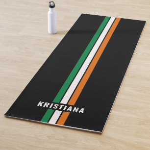 Tapis De Yoga Drapeau irlandais personnalisé Patriotique Irlande