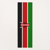 Tapis De Yoga Drapeau kényan (Kenya) (Devant)