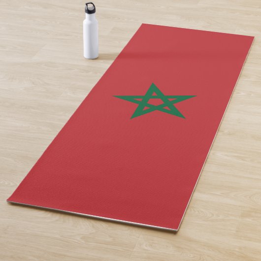 Tapis De Yoga Drapeau marocain (Maroc) (En situation)