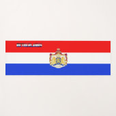 Tapis De Yoga Drapeau néerlandais (Devant (Horizontal))