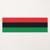 Tapis De Yoga Drapeau panafricain (Dos (Horizontal))