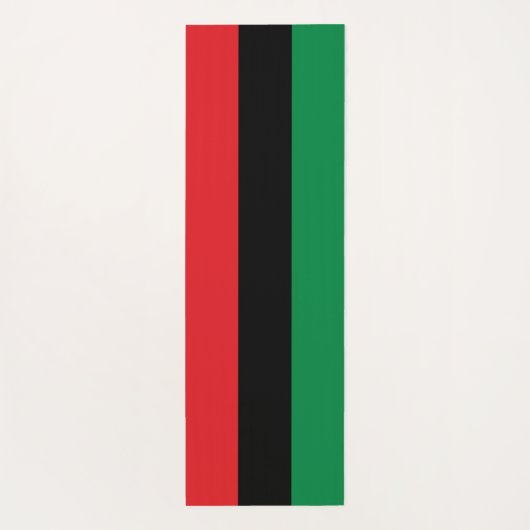 Tapis De Yoga Drapeau panafricain (Dos)