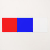 Tapis De Yoga Drapeau patriotique de RUSSIE (Dos (Horizontal))