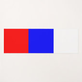 Tapis De Yoga Drapeau patriotique de RUSSIE (Devant (Horizontal))