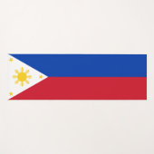 Tapis De Yoga Drapeau philippin (Philippines) (Devant (Horizontal))