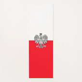 Tapis De Yoga Drapeau polonais (Devant)