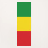 Tapis De Yoga Drapeau rastafarien Rasta Ethiopie (Devant)