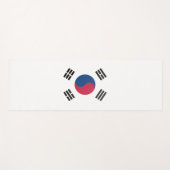Tapis De Yoga Drapeau sud-coréen (Devant (Horizontal))
