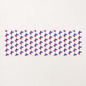 Tapis De Yoga Drapeau Texas Yoga Mat (Dos (Horizontal))