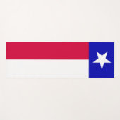 Tapis De Yoga Drapeau Texas Yoga Mat (Devant (Horizontal))