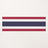 Tapis De Yoga Drapeau thaïlandais (Thaïlande) (Devant (Horizontal))