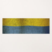 Tapis De Yoga Drapeau ukrainien (Devant (Horizontal))