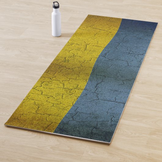 Tapis De Yoga Drapeau ukrainien (En situation)