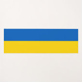 Tapis De Yoga Drapeau ukrainien (Ukraine) (Devant (Horizontal))