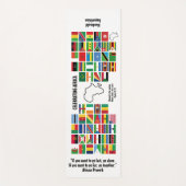 Tapis De Yoga Drapeaux AFRICAINS FÊTÉS (Devant)