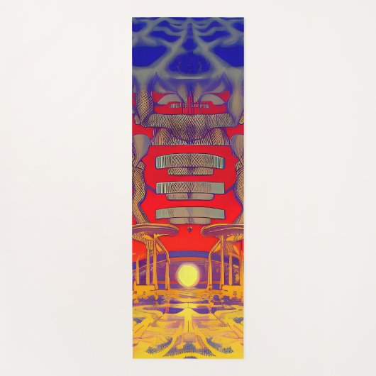 Tapis De Yoga Dreamland psychédélique (Devant)