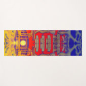 Tapis De Yoga Dreamland psychédélique (Devant (Horizontal))