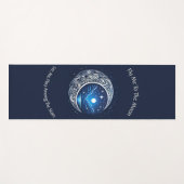 Tapis De Yoga Dreamy Crescent Moon (Devant (Horizontal))