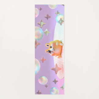 Tapis De Yoga Dreamy little bear, bubbles, et stars-yoga