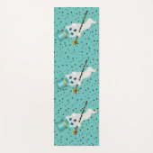 Tapis De Yoga Dressed up Ghost Aqua Top Hat Fancy Cane (Devant)