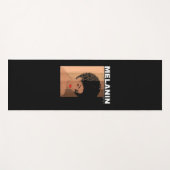 Tapis De Yoga Drippin Melanin Queen Black Girl (Devant (Horizontal))