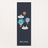 Tapis De Yoga Drôle Chimie Table périodique Gag science (Devant)