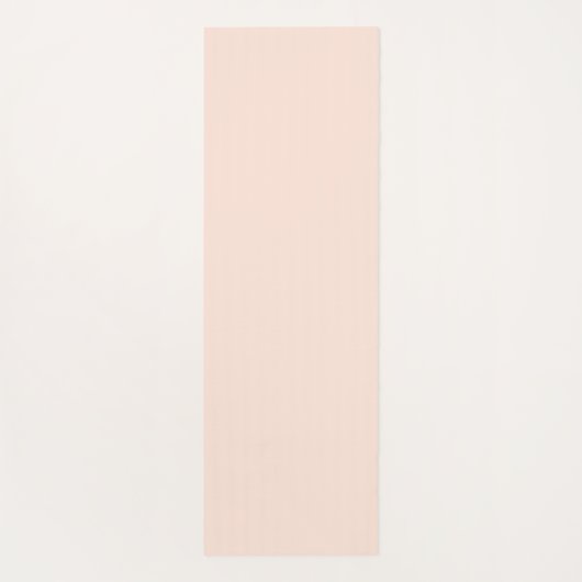 Tapis De Yoga Drôle & mignon chien s'étirant sur rose roux (Dos)