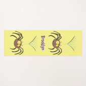 Tapis De Yoga Drôle mignon dessin animé d'araignée moelleuse (Devant (Horizontal))