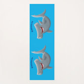 Tapis De Yoga Drôle mignon requin marteau dessin animé (Devant)