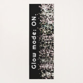 Tapis De Yoga Drôle parties scintillant luisant noir blanc brill (Dos)