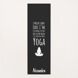 Tapis de Yoga Drôles Exercice Étirement Relaxation