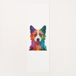 Tapis De Yoga du chien coloré