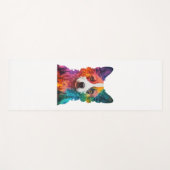 Tapis De Yoga du chien coloré (Devant (Horizontal))