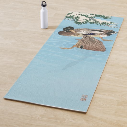 TAPIS DE YOGA DUCKS SUR L'EAU YOGA MAT (En situation)