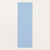 Tapis De Yoga Dusty Blue Hand Drawn Daisy Pattern (Dos)