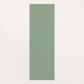 Tapis De Yoga Dusty Sage Floral Vert Fleur Motif (Dos)