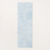 Tapis De Yoga Dye | Pastel Blue Modern Stylish Monogram (Dos)