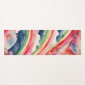 Tapis De Yoga eau arc-en-ciel (Dos (Horizontal))