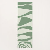 Tapis De Yoga Ebb et flux 4 en vert (Dos)